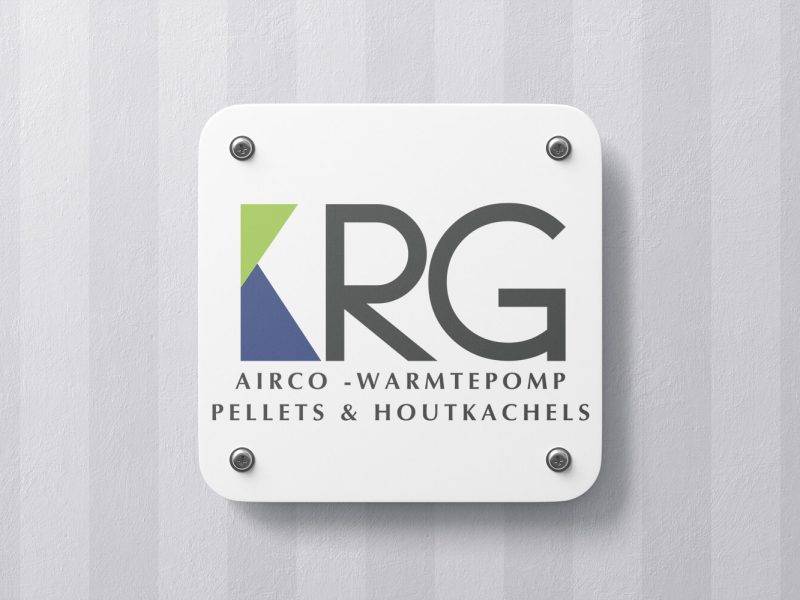 Logo design voor RG – airco | pelletkachels | houtkachels
